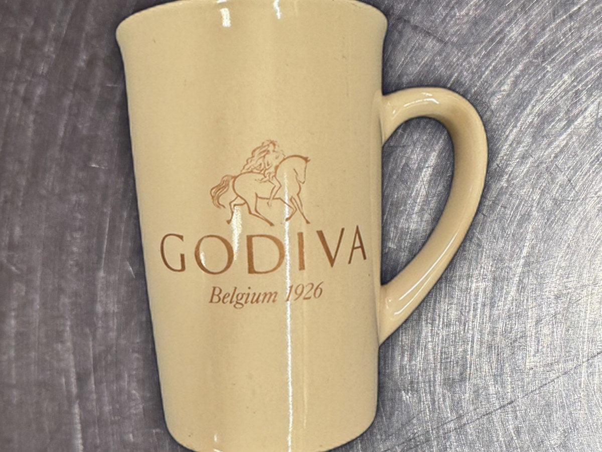 Godiva Belgium 1926 Coffee Mug: 1,575 ppm lead by XRF