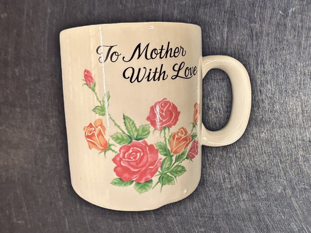 Green Acres To Mother with Love Floral Mug: 188,542 ppm lead by XRF