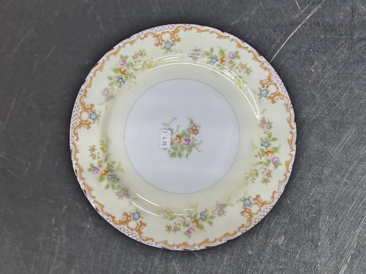 Hand Painted Ceramic Floral Design Dish: 1,583 ppm lead by XRF
