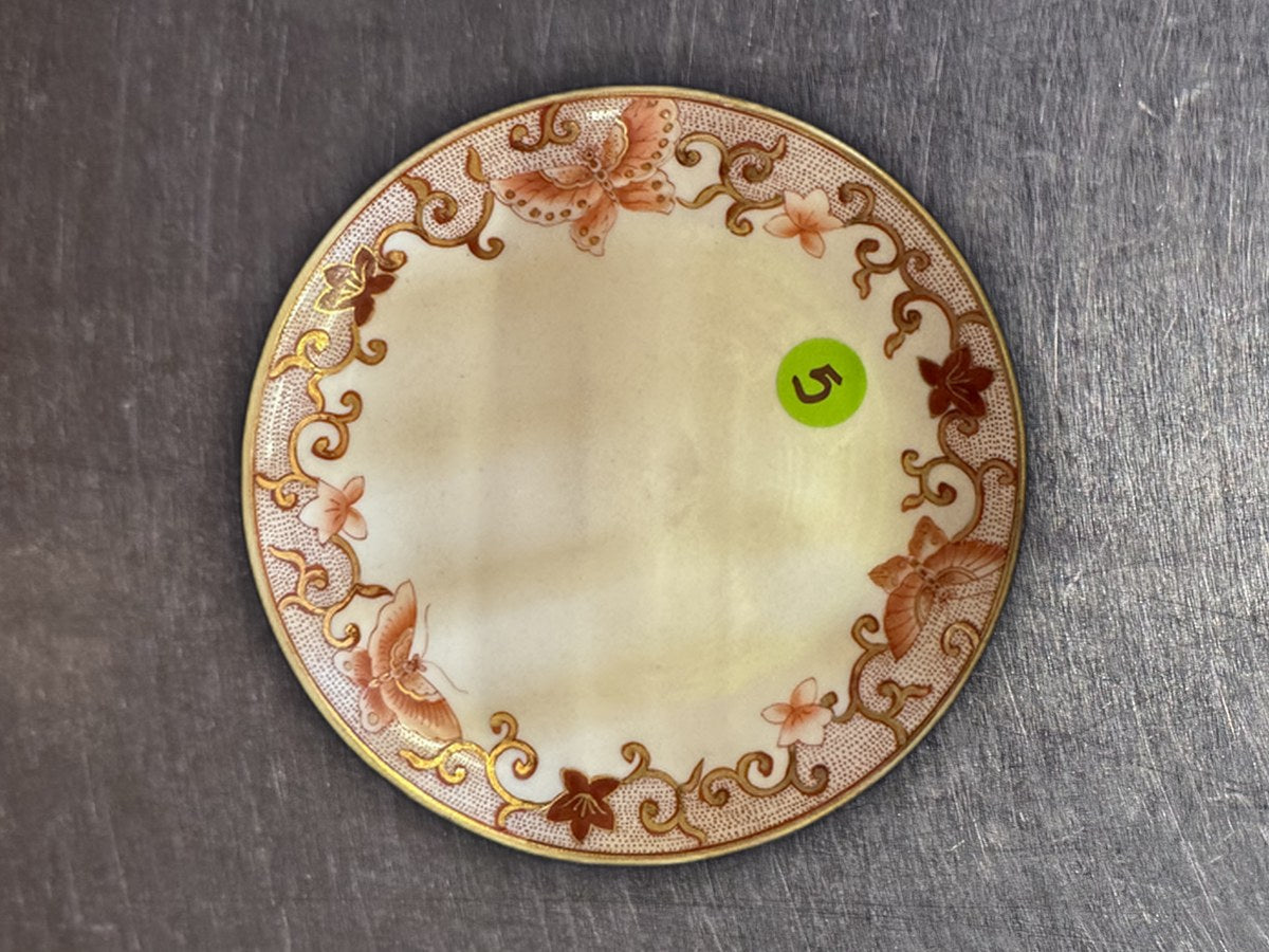 Hand Painted Nippon Saucer: 29 ppm lead by XRF