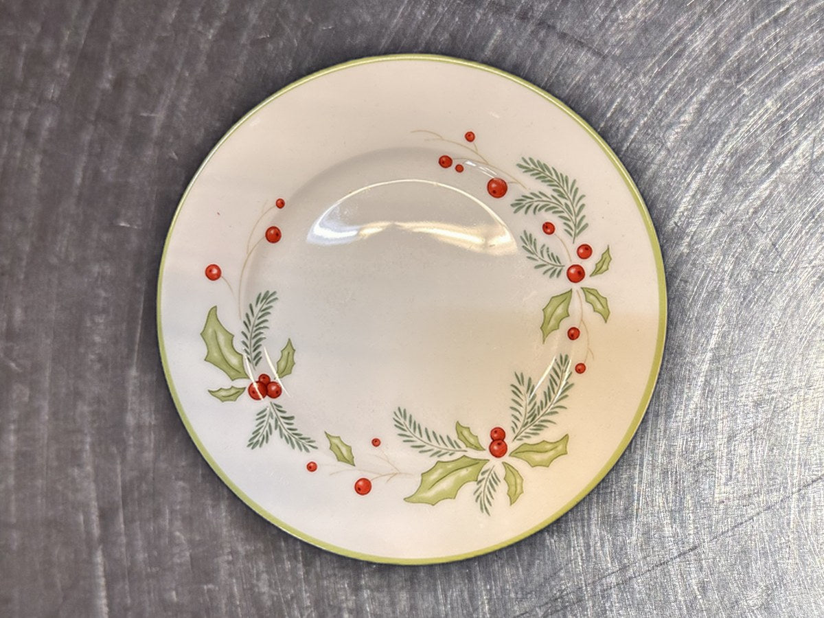 Holiday Berry Accent Saucer: 8,025 ppm lead by XRF