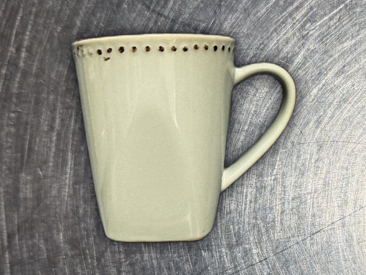 Home Essentials Beaded Square Coffee Mug: 518 ppm lead by XRF