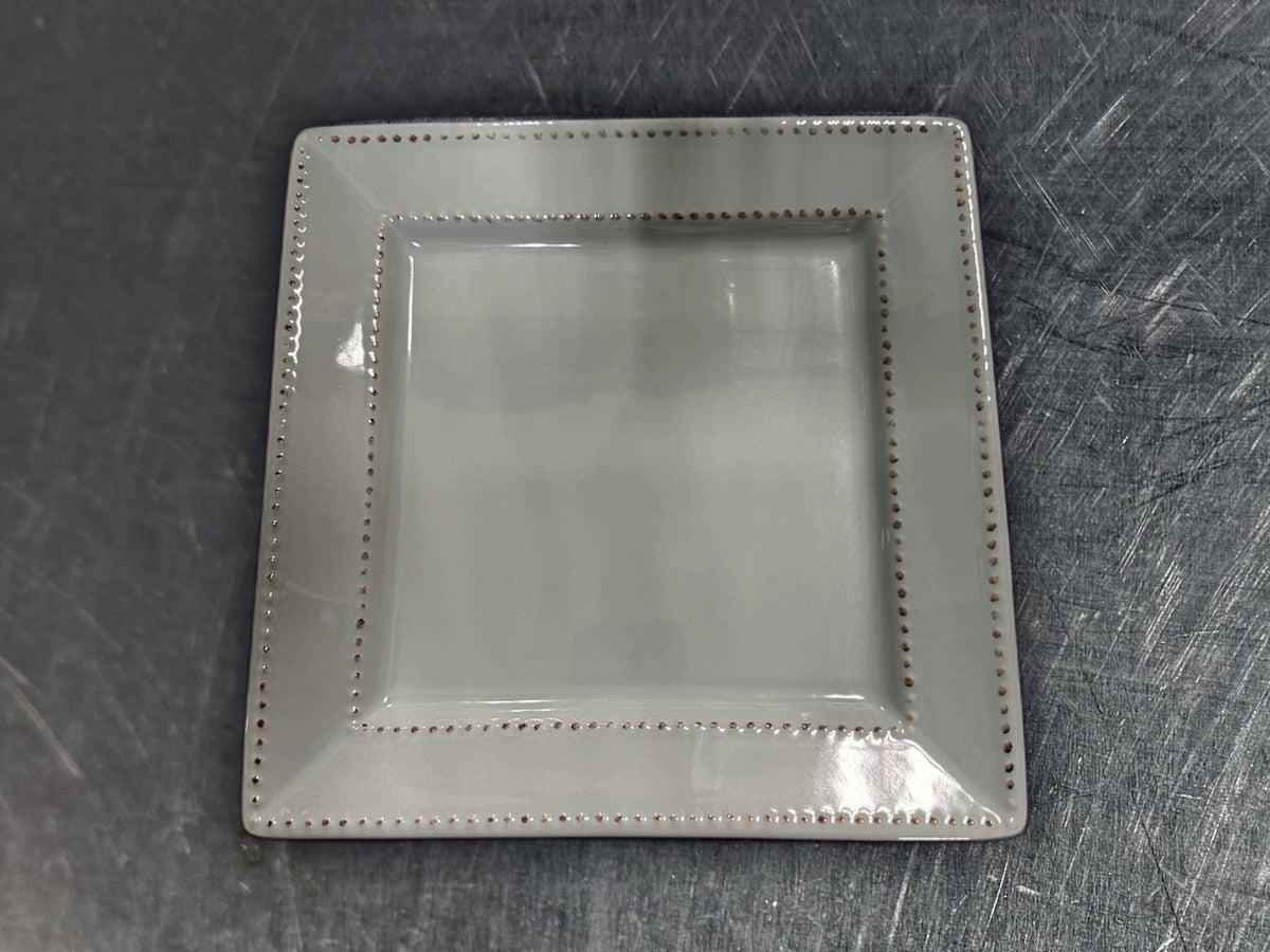 Home Essentials Beaded Square Set White Dish: 1,033 ppm lead by XRF