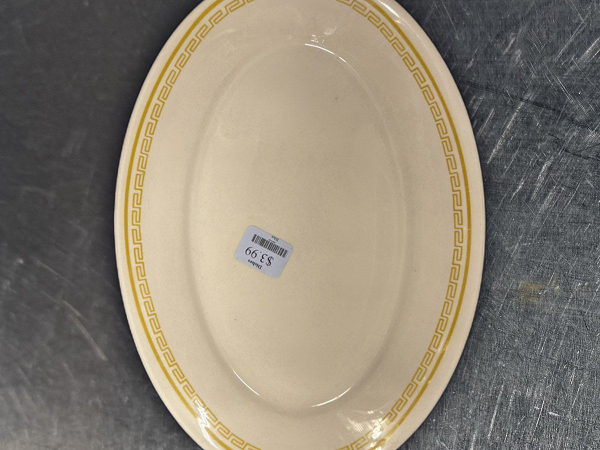 Homer Laughlin Ceramic Oval Dish: 86,495 ppm lead by XRF
