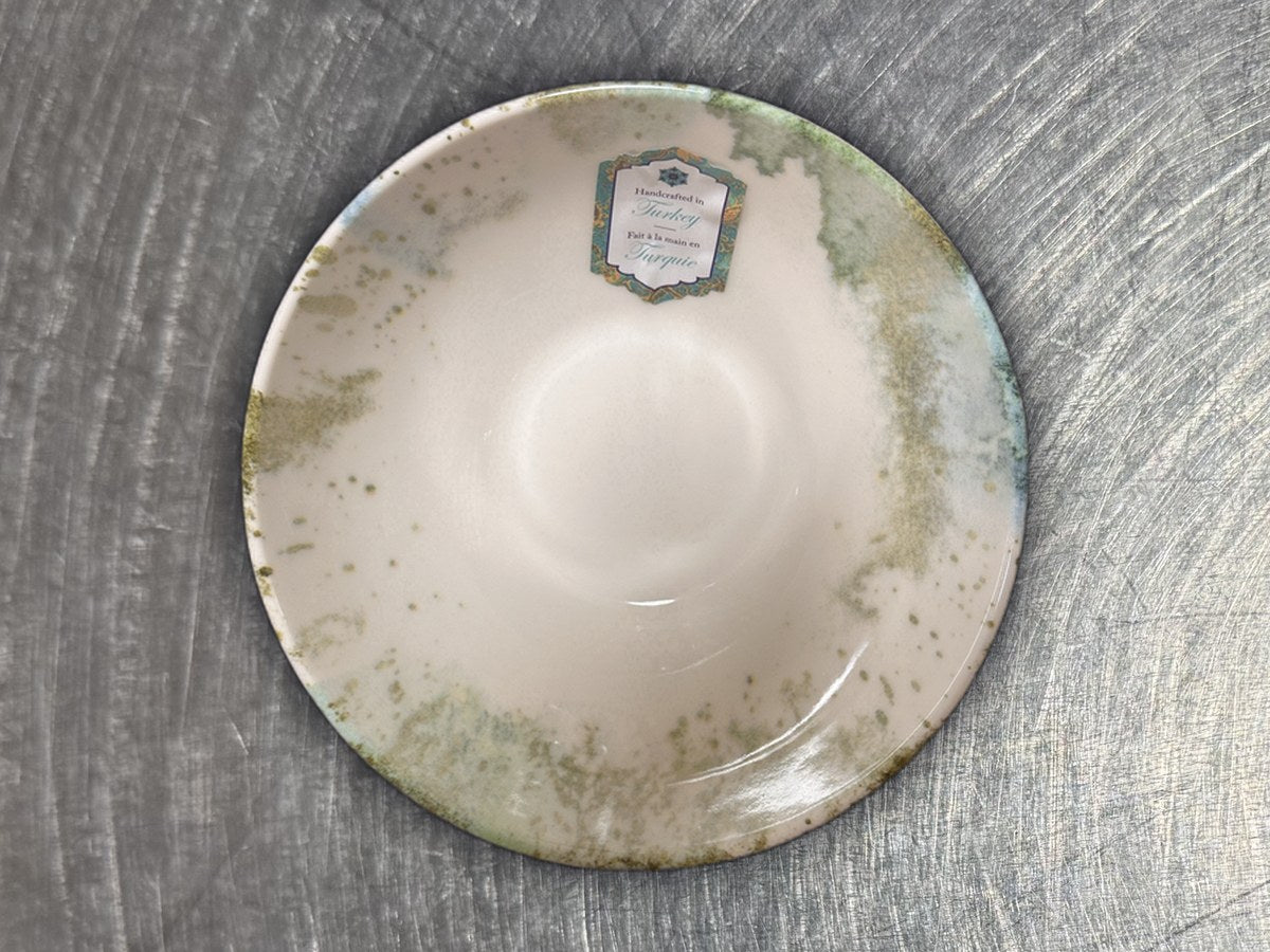 Intesa blue gray marble splatter bowl