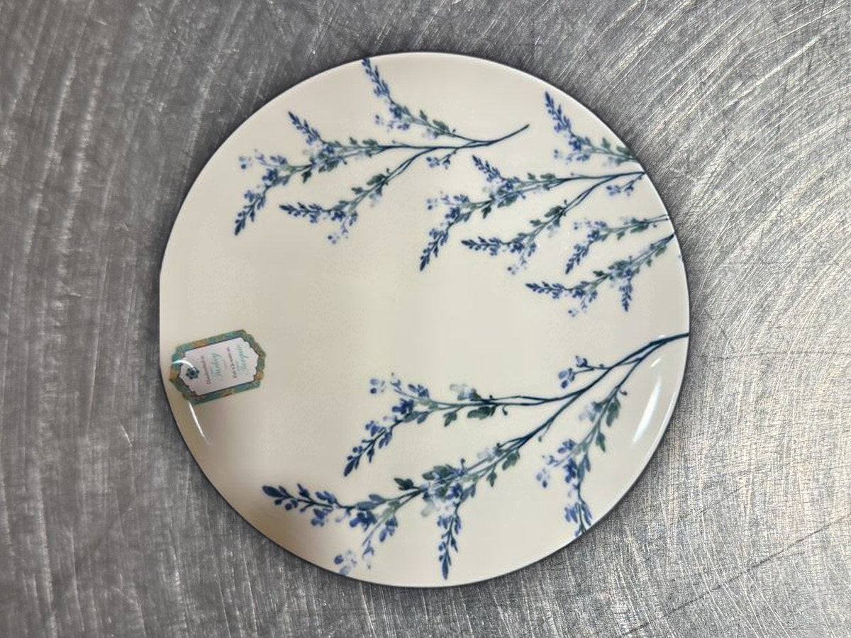 Intesa home blue wildflowers dish