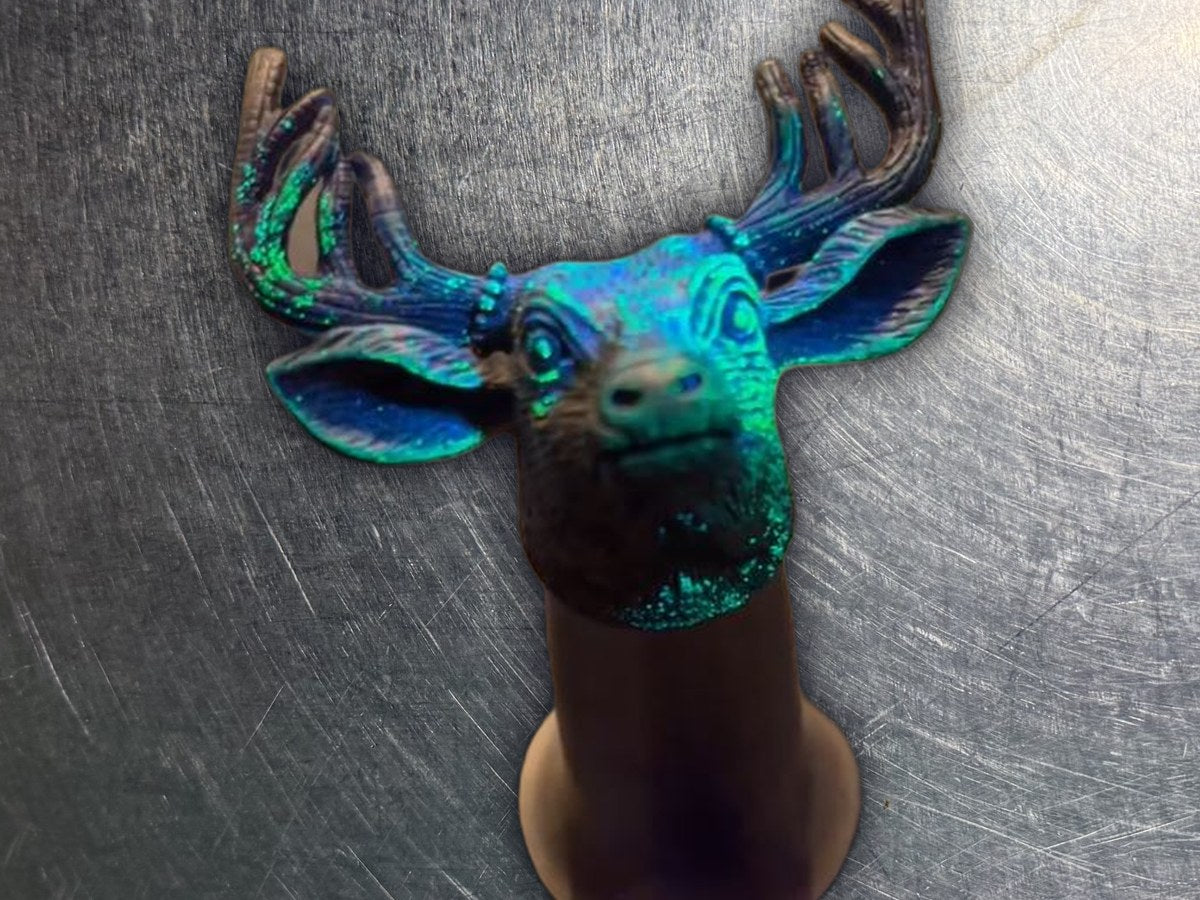 Jagermeister Pewter Shot Glass Deer Head