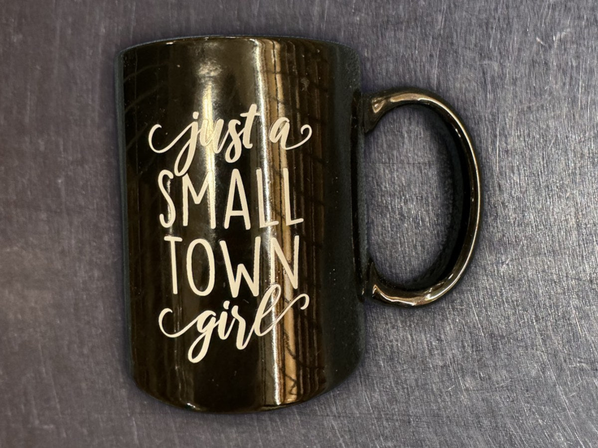 Just a Small Town Girl Coffee Mug: 18 ppm lead by XRF