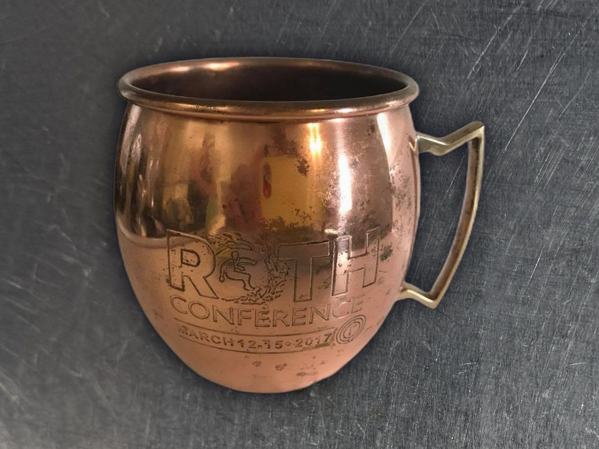 2017 Moscow Mule Copper Mug With Leaded Brass Handle: 1,600 ppm lead by XRF