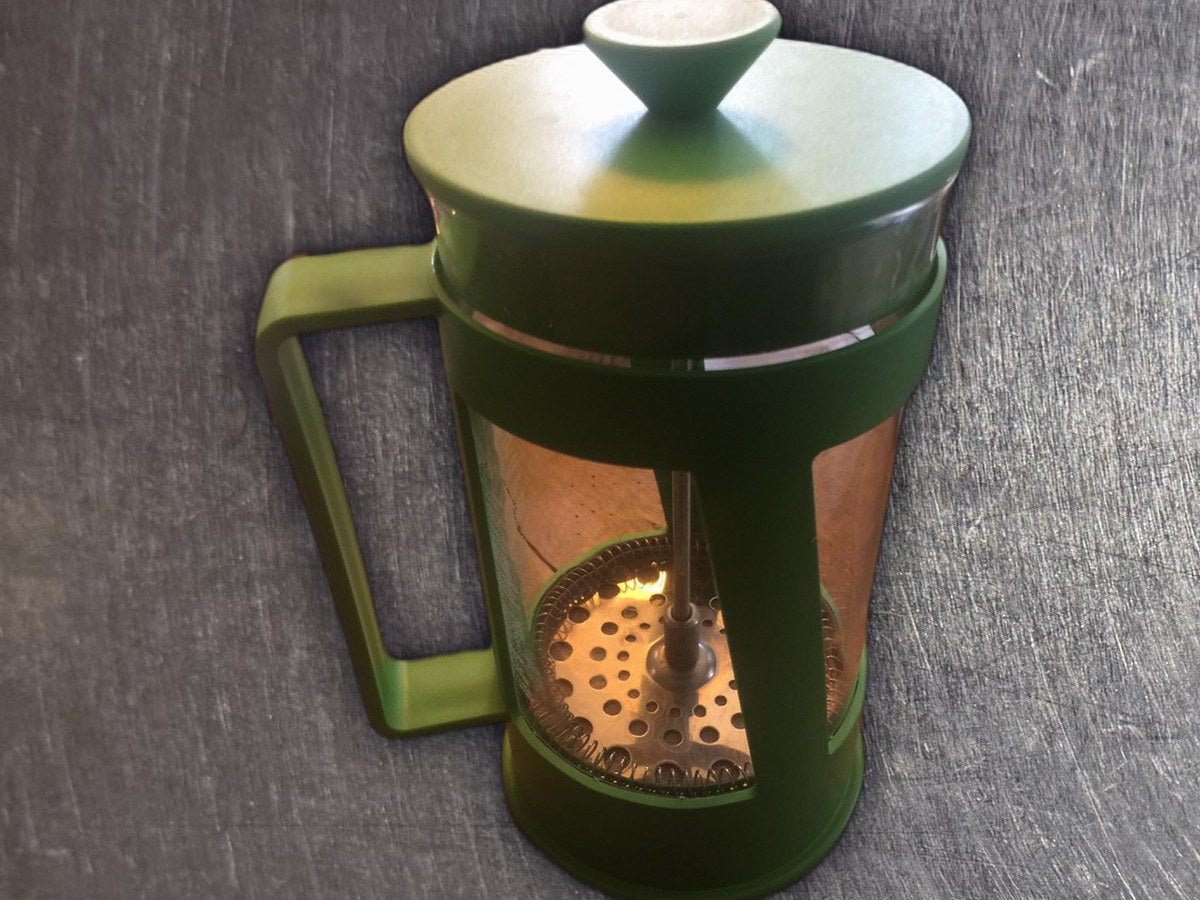 Green Bodum French Press: 5,562 ppm lead by XRF