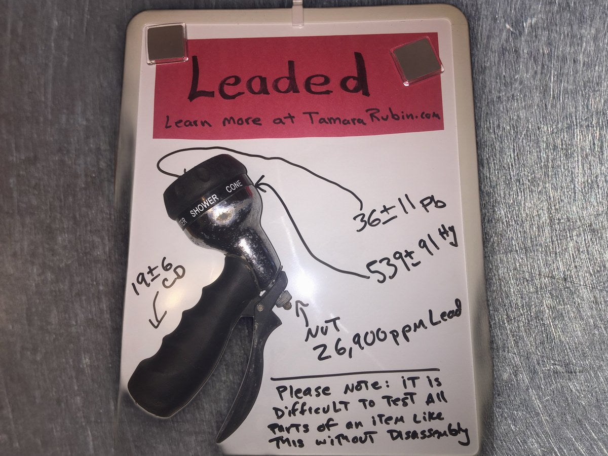 #Leaded; Hose Spray Nozzle: 26,900 ppm lead by XRF