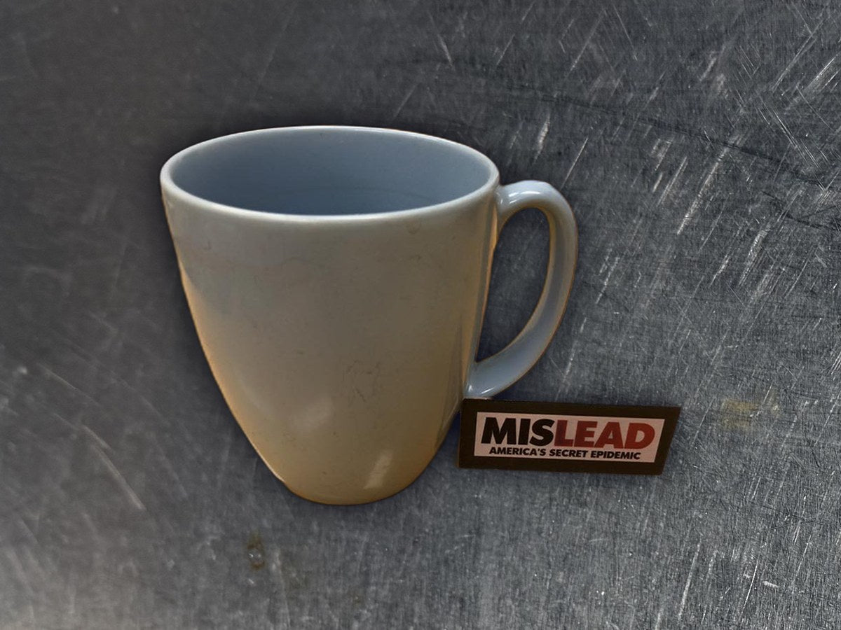 Leaded Mugs: Corelle: 825 ppm lead by XRF