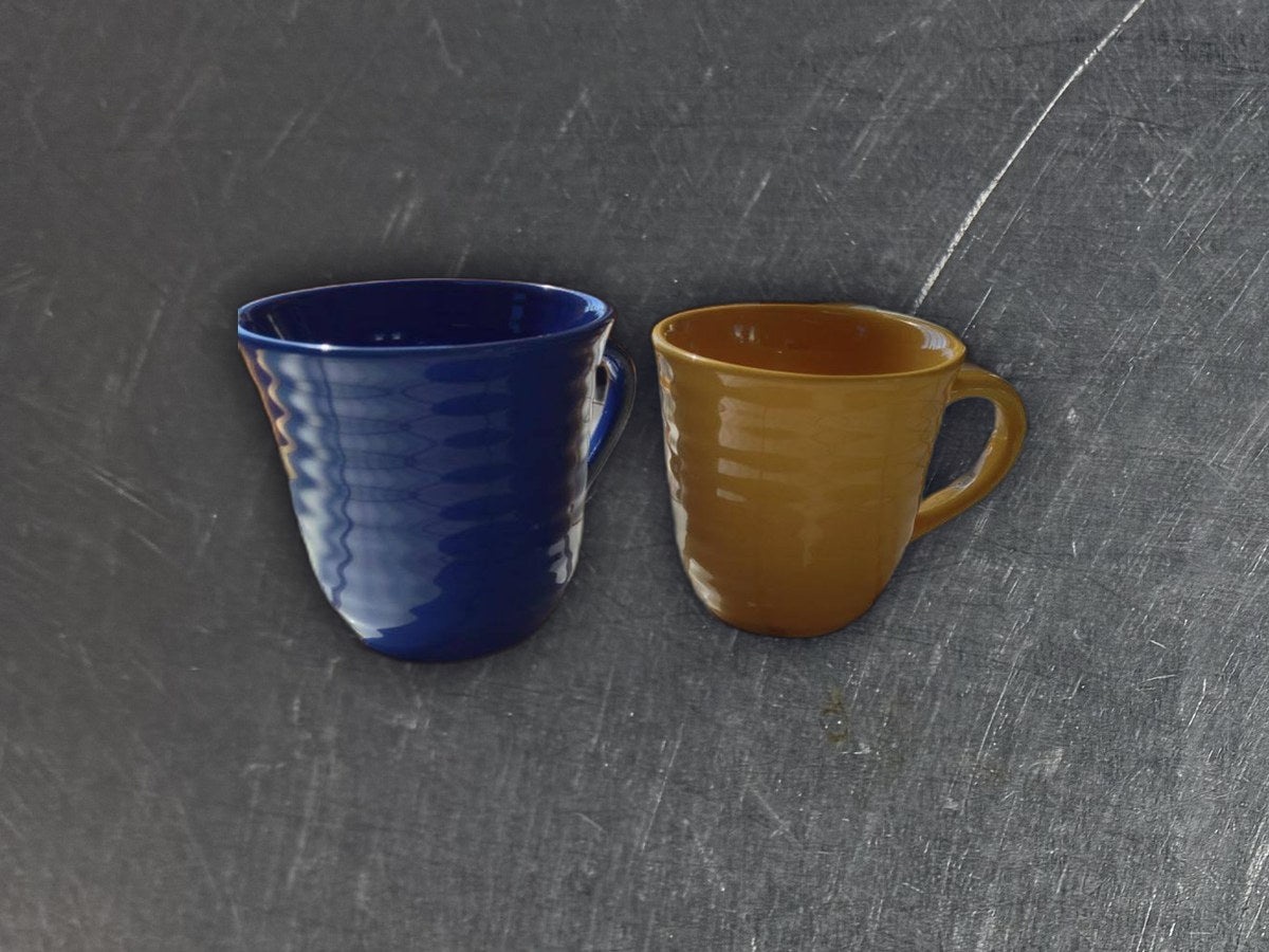 Leaded Mugs: Yellow & Blue: 200 ppm lead by XRF