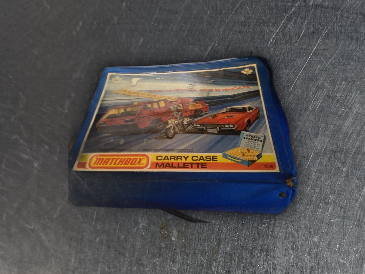 Vintage MatchBox Car Vinyl Case: 310 ppm lead by XRF