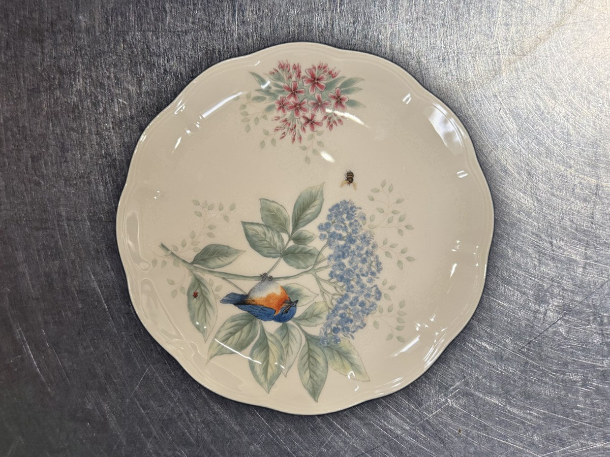 Lenox Butterfly Meadow Eastern Blue Bird Flutter Dish: 377 ppm lead by XRF