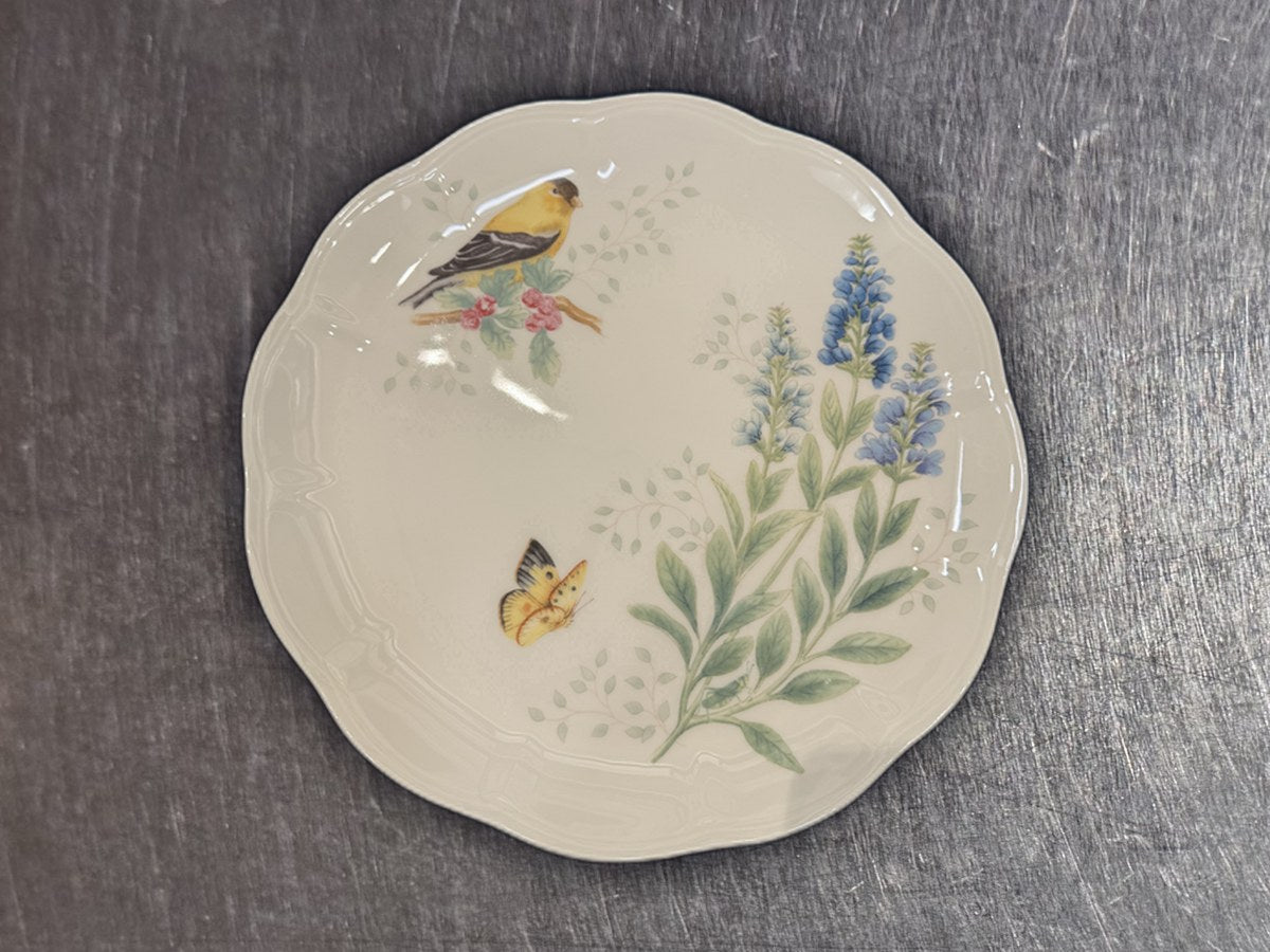 Lenox Butterfly Meadow Gold Finch Dish: 138 ppm lead by XRF
