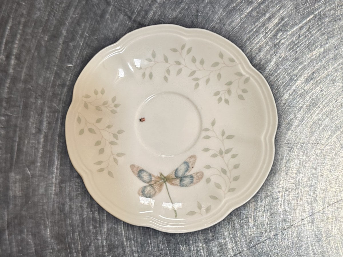 Lenox' Butterfly Meadow Saucer: 3,408 ppm lead by XRF