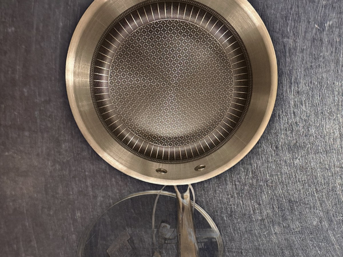 LH Diamond Stainless Steel Frying Pan: no lead detected by XRF