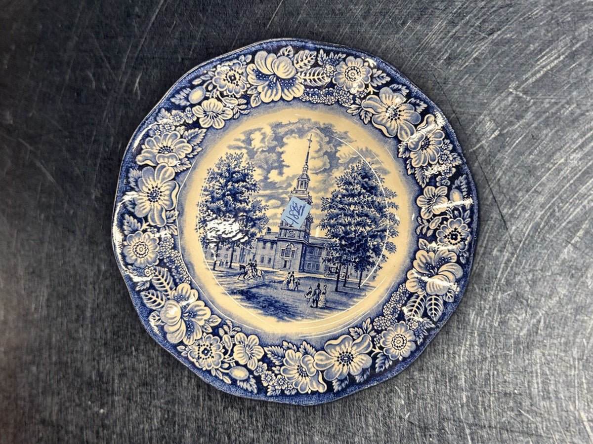Liberty Blue Blue Independence Dish: 86,471 ppm lead by XRF