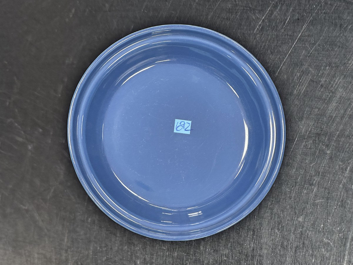 Longaberger Pottery Blue Round Dish: no lead detected by XRF