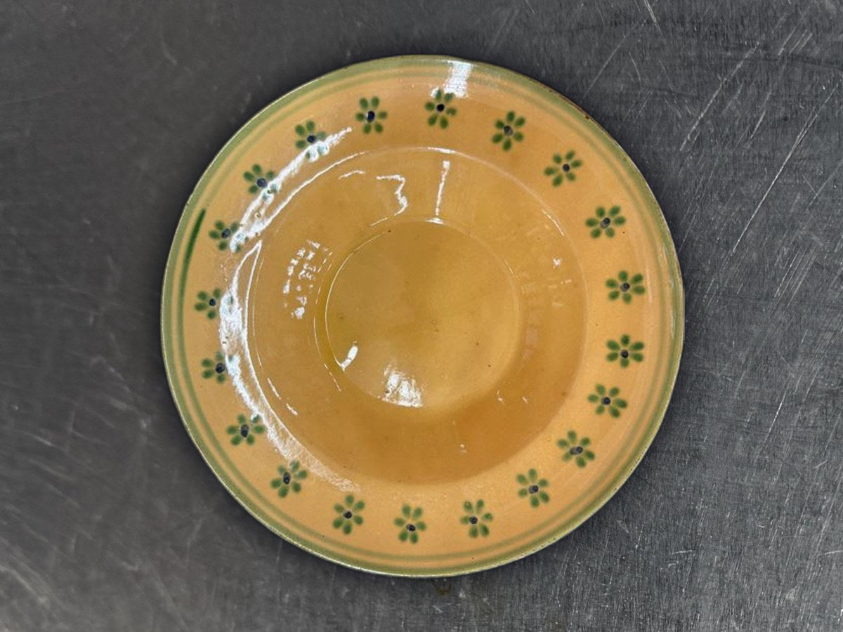 LS Lamas Hand Painted Yellow Bowl: 155,206 ppm lead by XRF