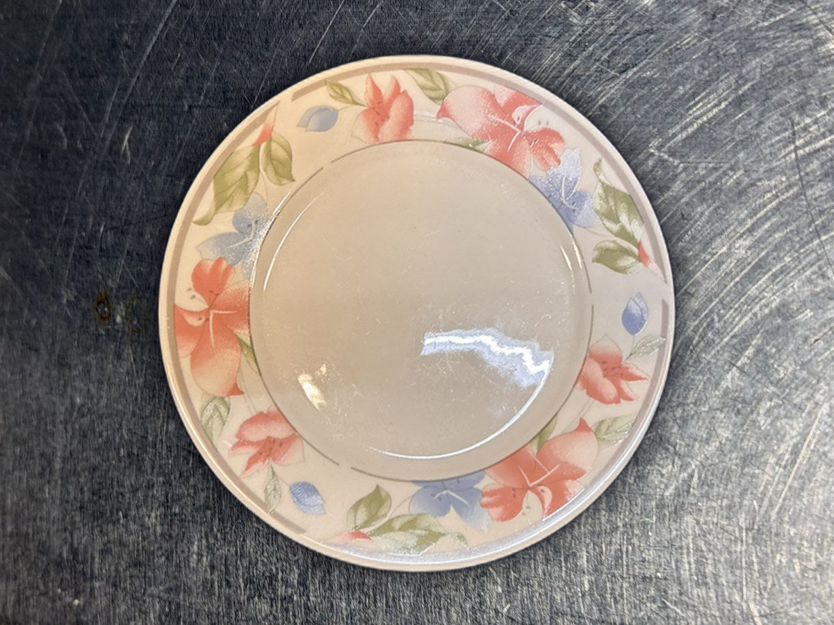 Lynns Floral Ceramic Saucer: 85 ppm lead by XRF
