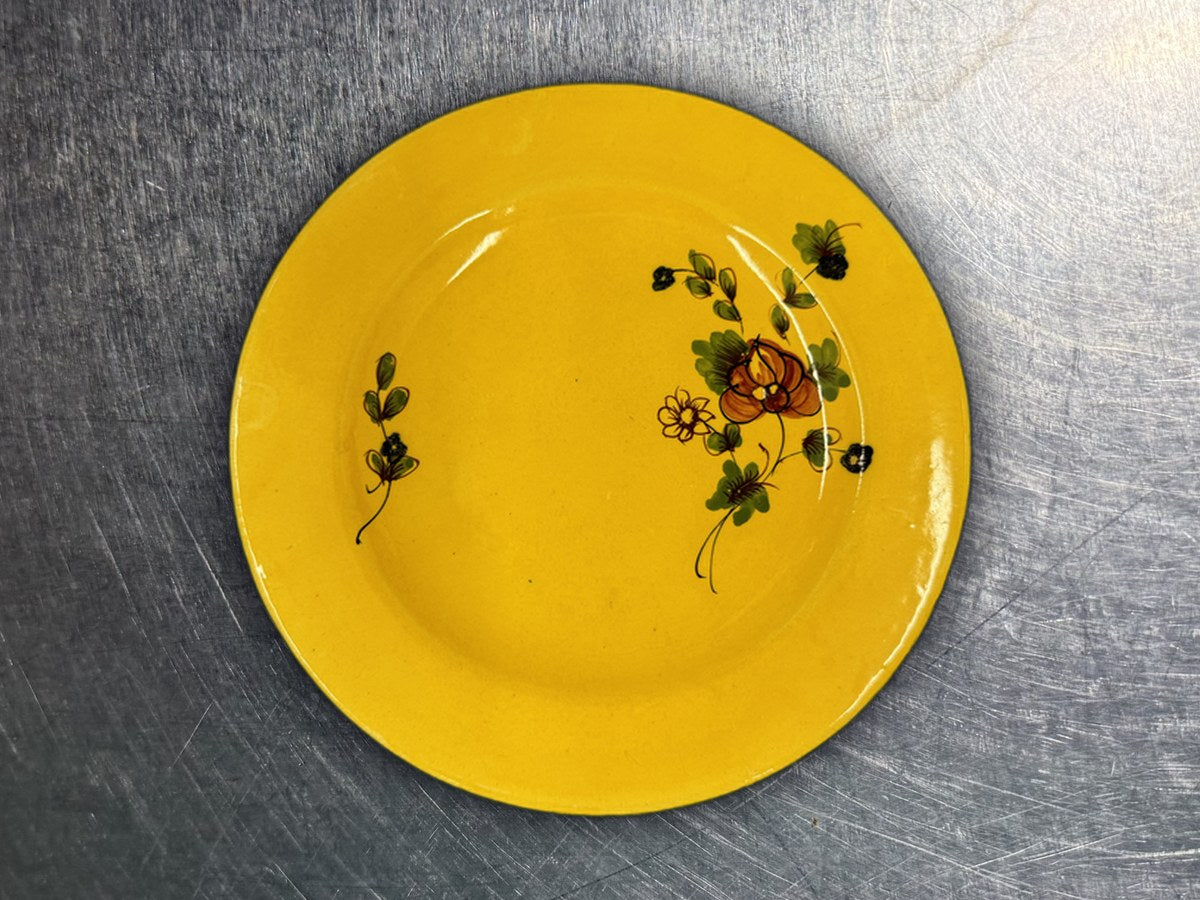 Made in Italy Yellow Floral Design Dish: 149,256 ppm lead by XRF