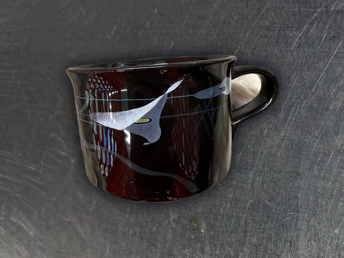Mikasa Galleria Opus Black Mug: 5 ppm lead by XRF