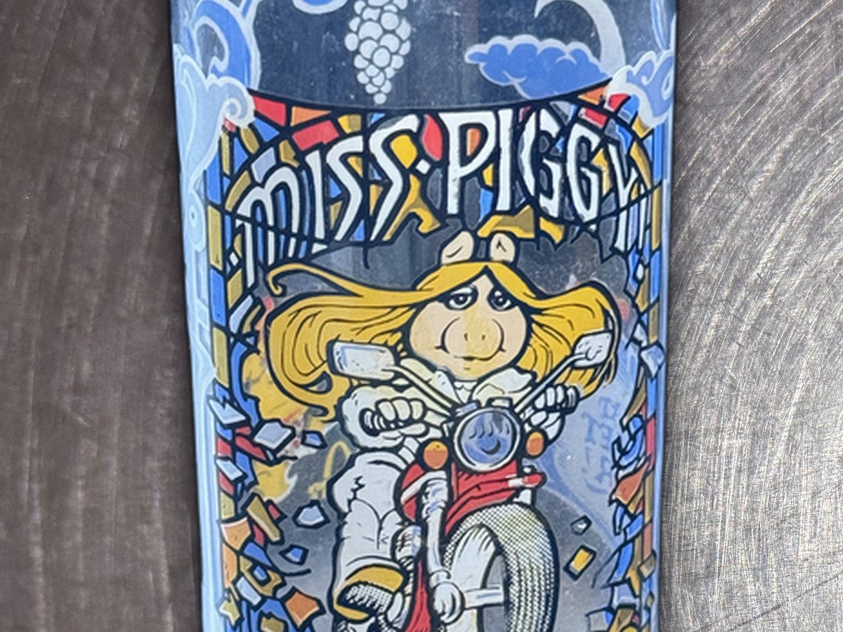 Miss piggy glass