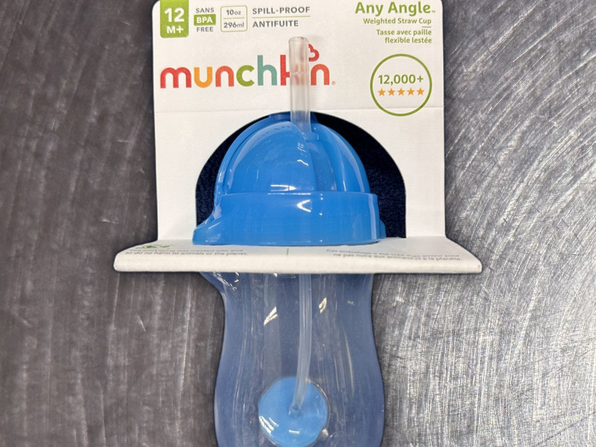 Munchkin Blue Toddler Any Angle Straw: no lead detected by XRF