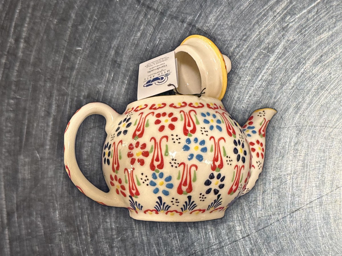Myth Arts Hand Painted Tea Pot: 31 ppm lead by XRF