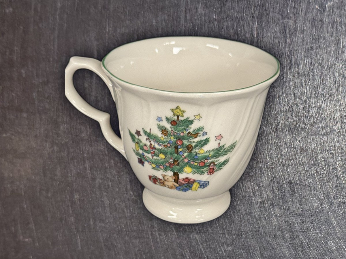 Nikko Happy Holidays Christmas Tree Tea Cup: 102,603 ppm lead by XRF