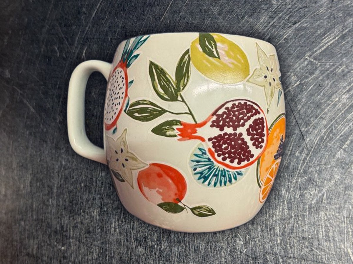 Opal House Squeeze The Day Fruit Coffee Mug: 1,067 ppm lead by XRF