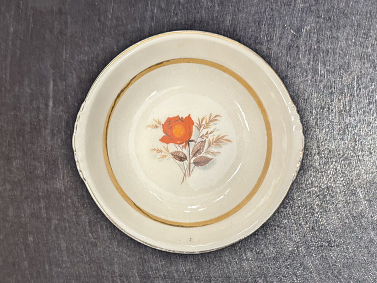 Paden City Pottery Flower Small Saucer: 59,077 ppm lead by XRF