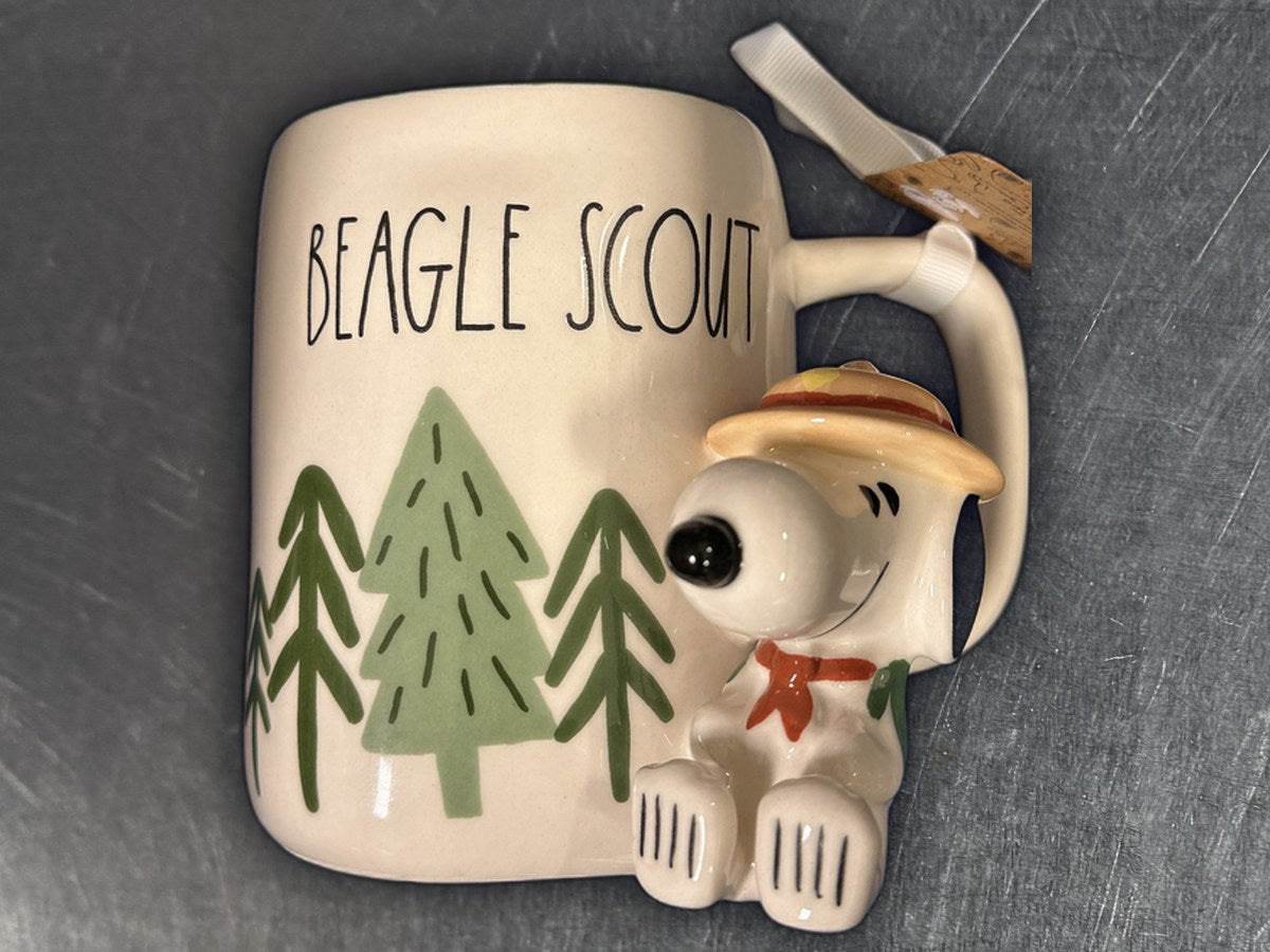 Peanuts Rae Dunn By Magenta Beagle Scout Mug: 66 ppm lead by XRF