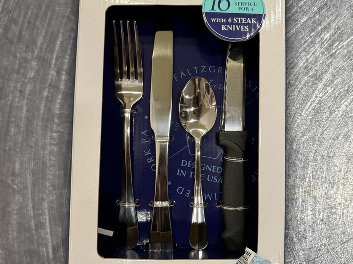 Pfaltzgraff Stainless Steel Flatware: no lead detected by XRF