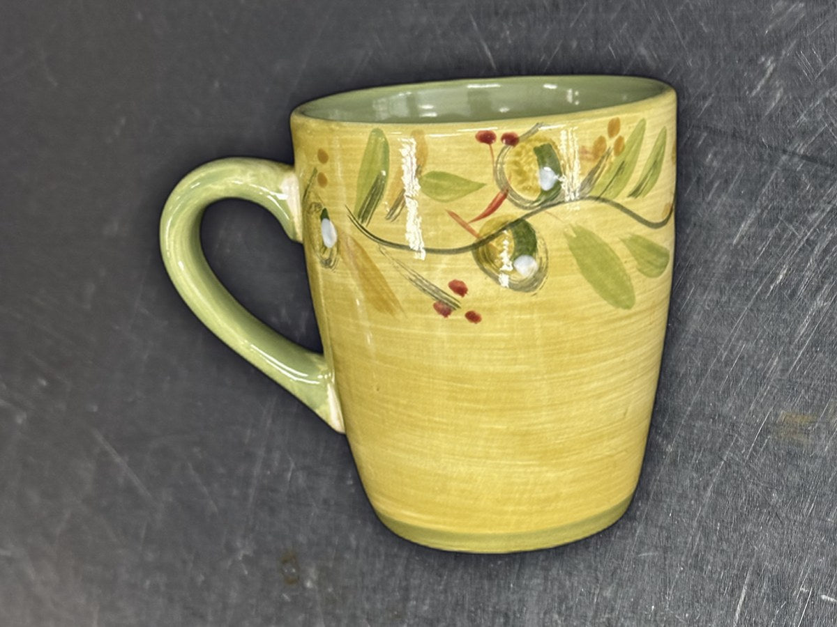 Pier 1 Imports Olive Yellow Coffee Mug: 59,022 ppm lead by XRF