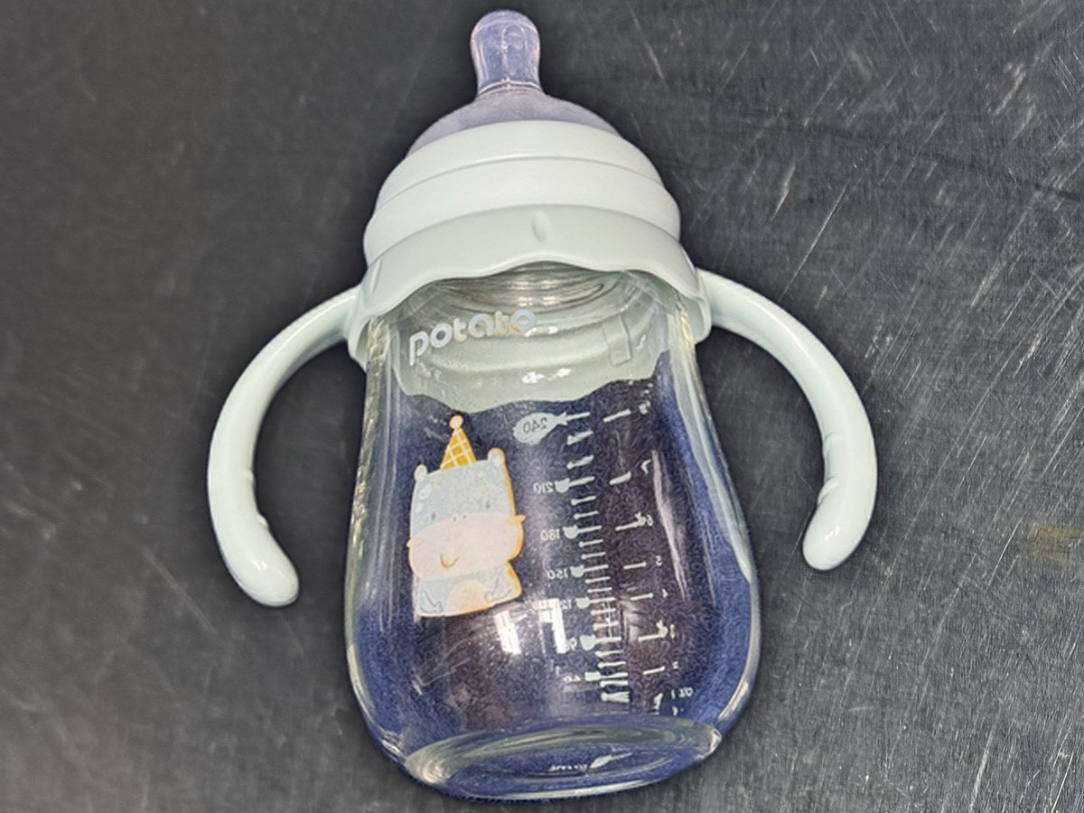 Potato Glass Baby Bottle: 22,052 ppm lead by XRF
