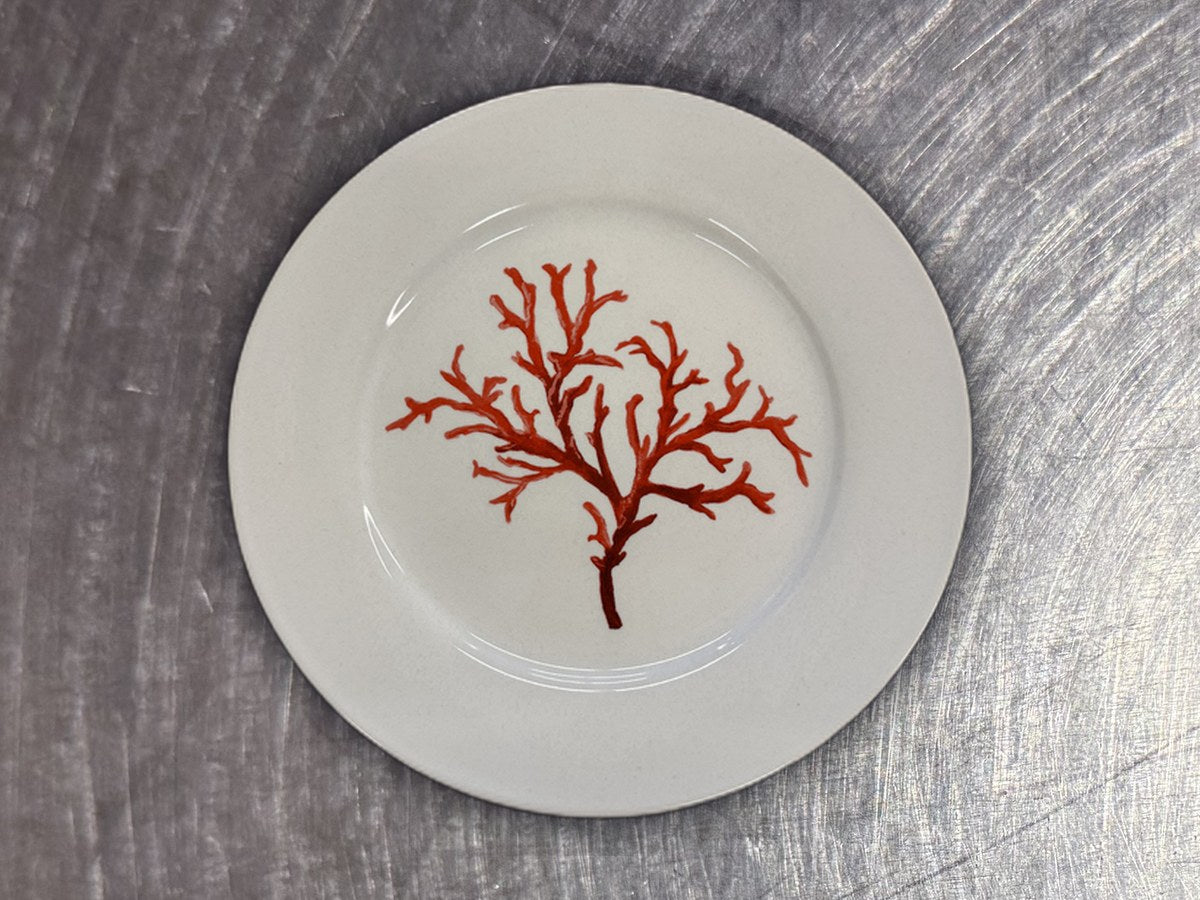 Pottery Barn Coastal Coral Red Dish: 87 ppm lead by XRF