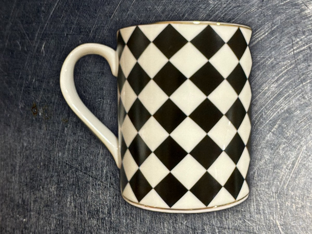 Quadri black & white mug