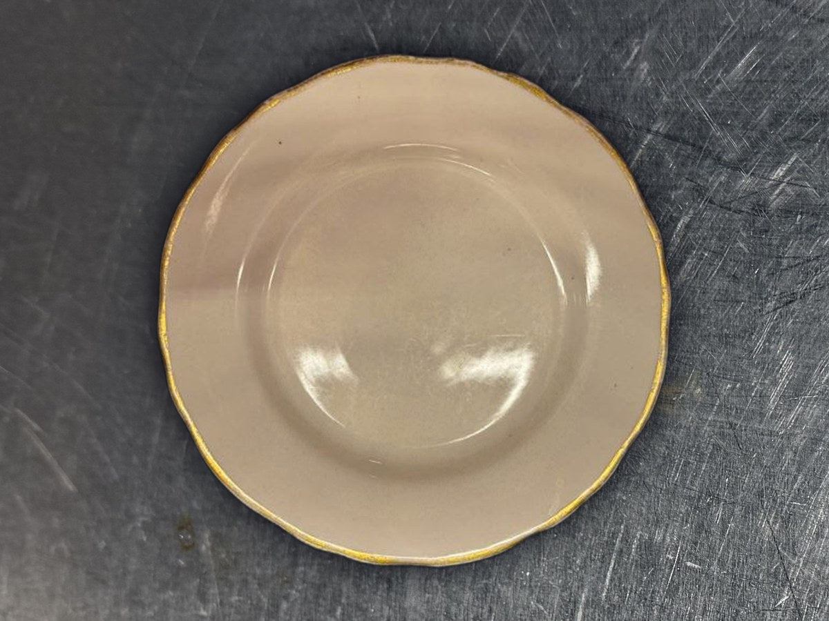Reco Gold Scalloped Trim Ring Dish: 123 ppm lead by XRF
