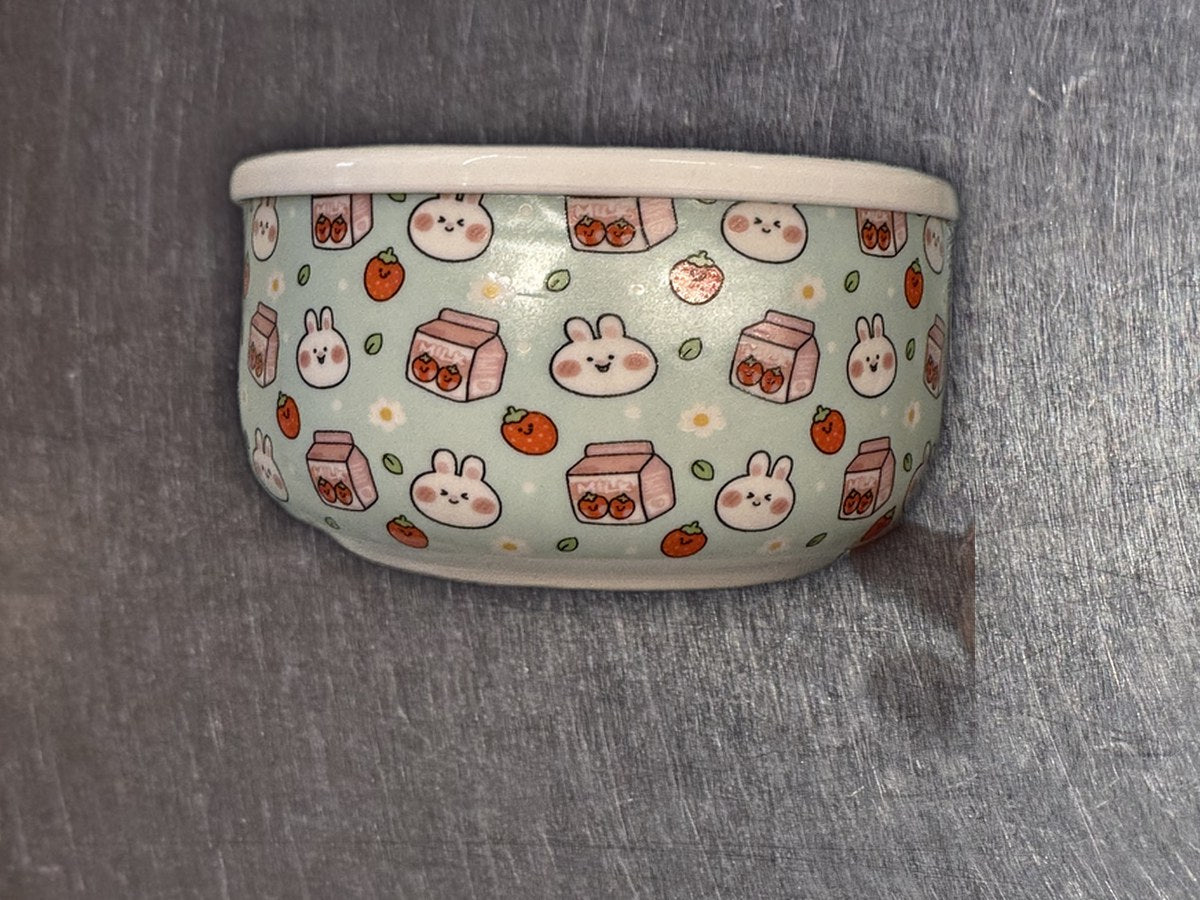 Room 2 Room with Lid Little Rabbit Bowl: 21 ppm lead by XRF