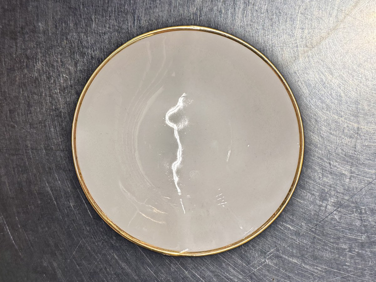 Round Gold Design Bowl: 23 ppm lead by XRF