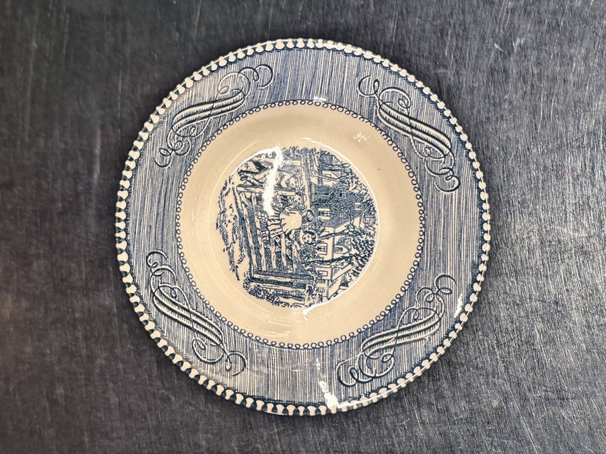 Royal China Ives Blue Bowl: 51,397 ppm lead by XRF