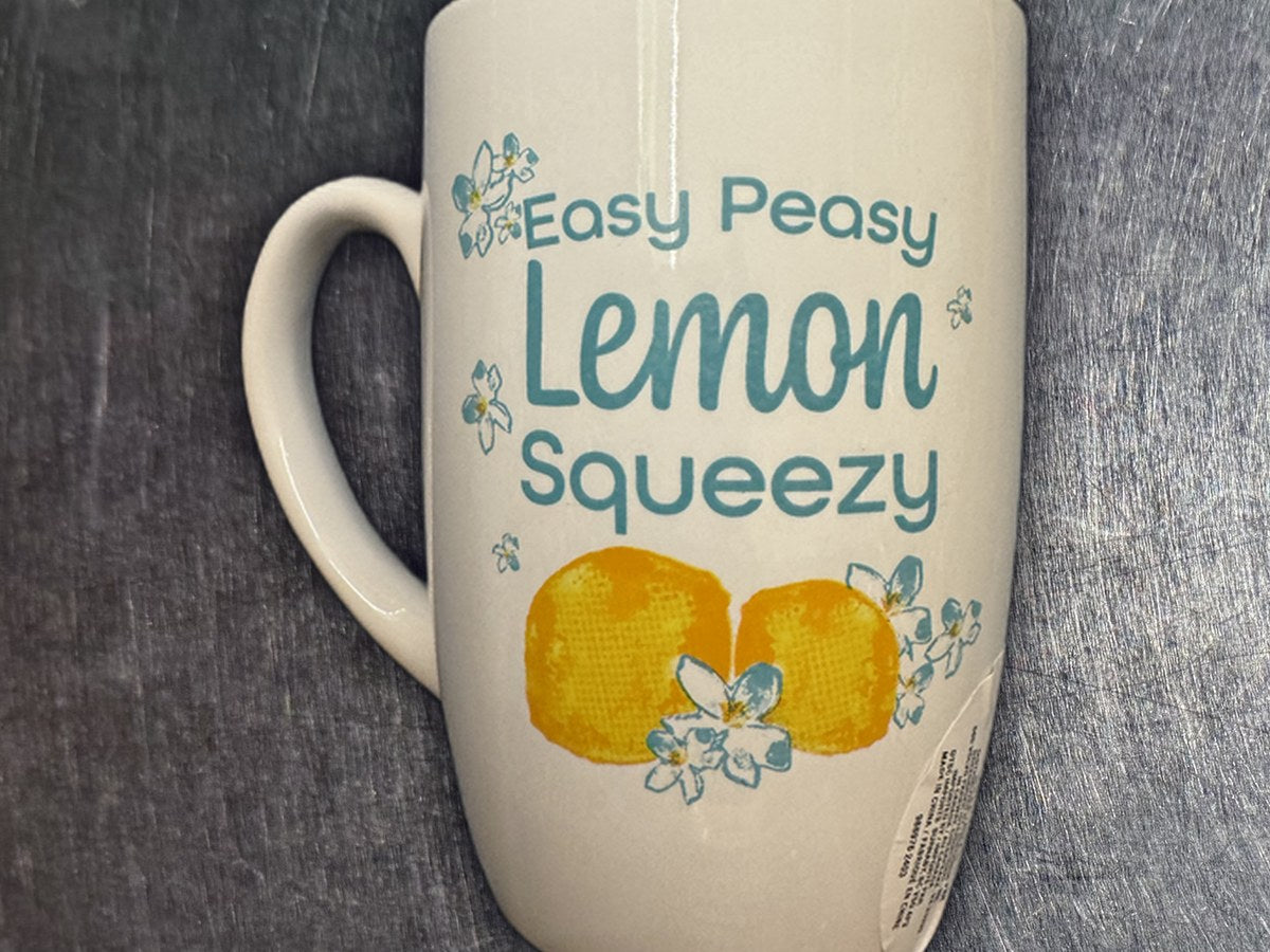 Royal Norfolk Easy Peasy Lemon Design Coffee Mug: 256 ppm lead by XRF
