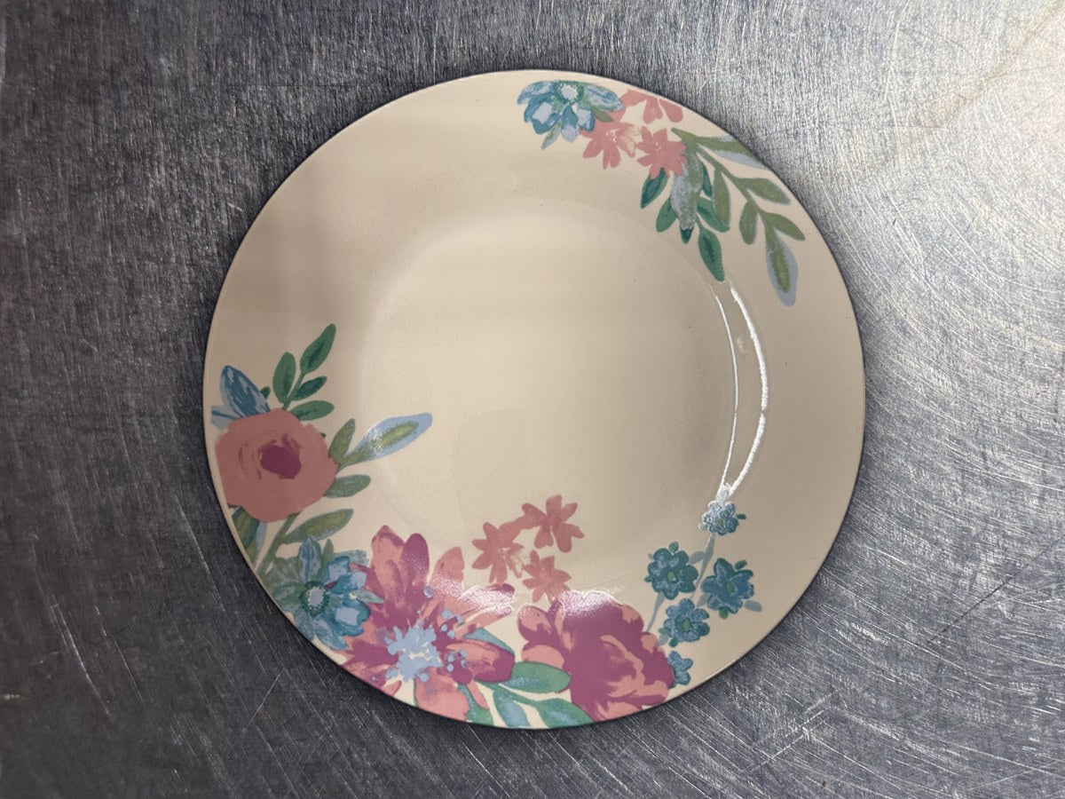 Royal Norfolk Floral Round Dish: 63 ppm lead by XRF
