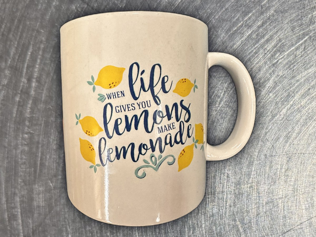 Royal Norfolk Life Lemonade Coffee Mug: 826 ppm lead by XRF