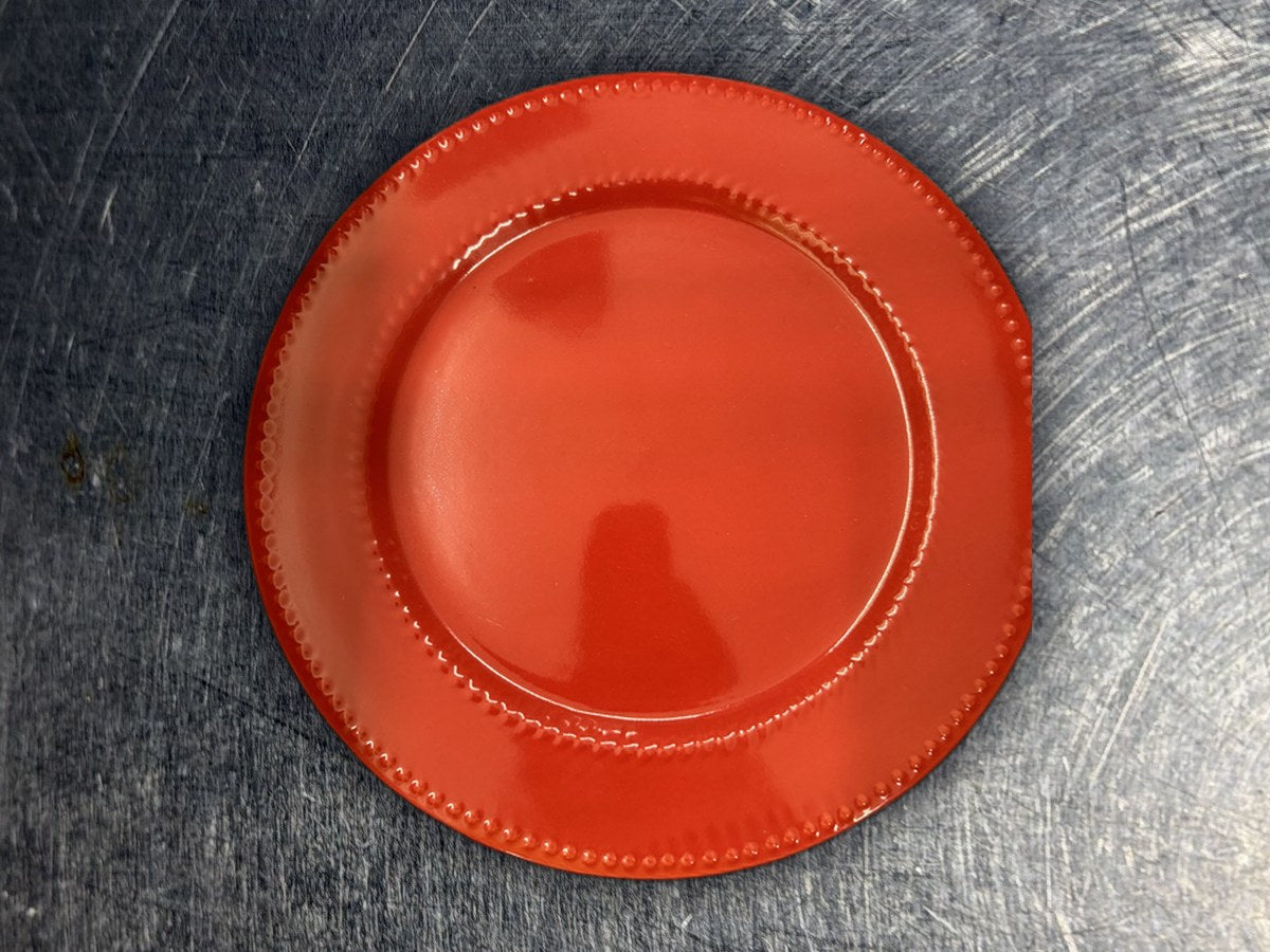 Royal Norfolk Red Round Dish: 585 ppm lead by XRF