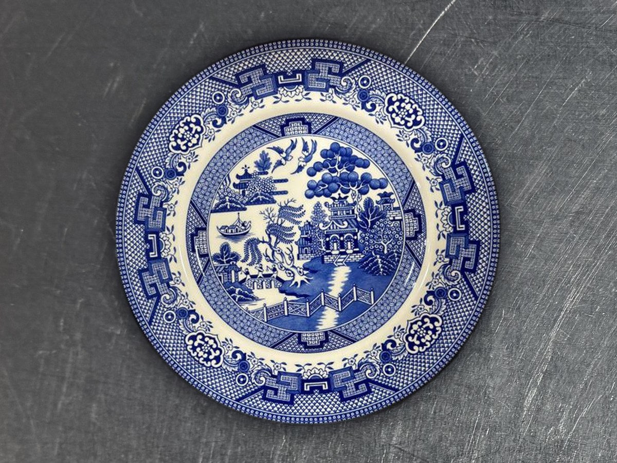 Royal stafford old willow blue dish