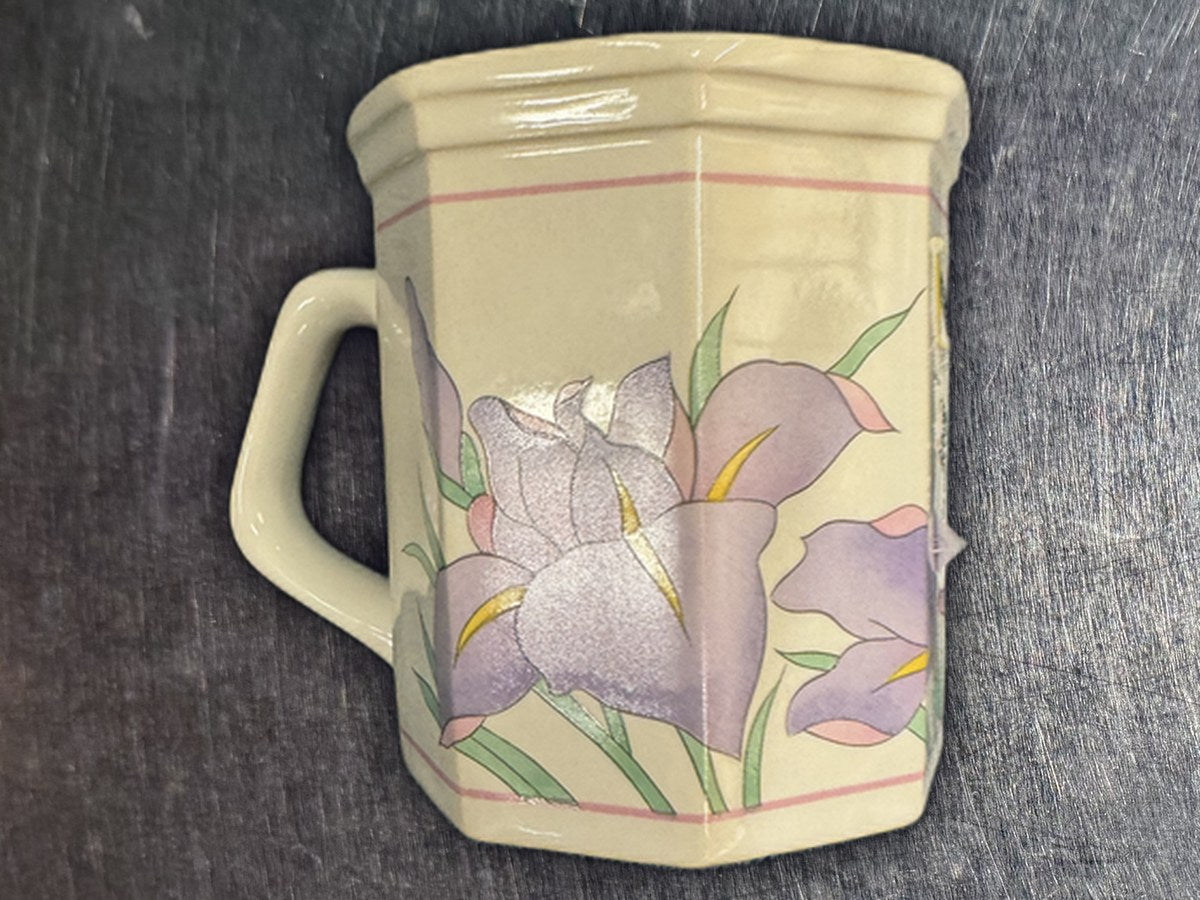 Russ Serrie & Co. Inc Pink Flower Octagonal Mug: 112,299 ppm lead by XRF